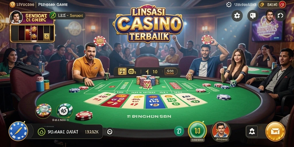 Tampilan gameplay Live Casino yang mendebarkan di 33ZK.