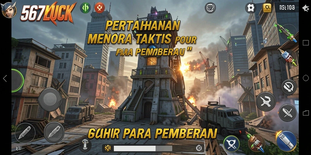 Gameplay Tower Defense yang seru dan mendebarkan.