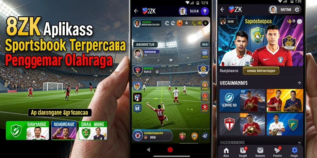 Tampilan menarik dari gameplay aplikasi Sportsbook 8ZK.