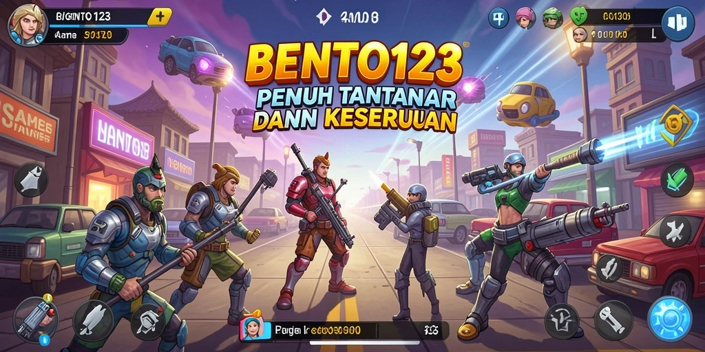 Tampilan screenshot BENTO123 menunjukkan aksi gameplay Arcade yang seru.