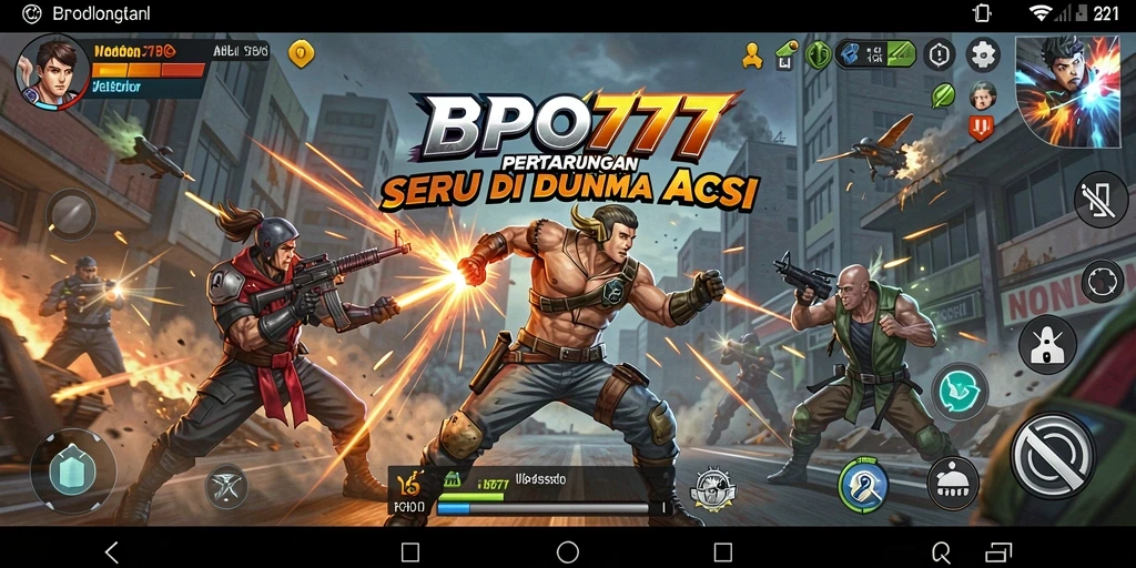 Tampilan gameplay BPO777 yang menegangkan dan penuh aksi.