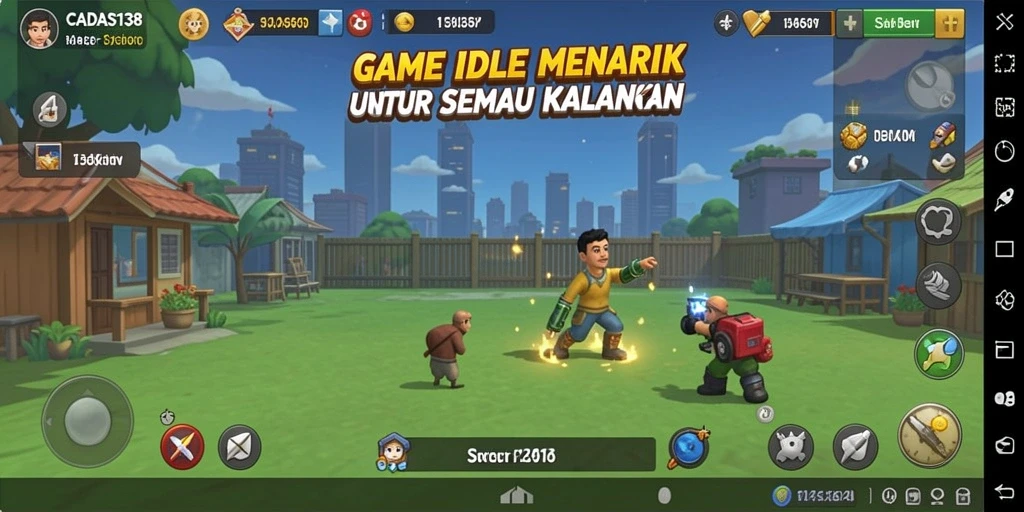 Gameplay seru cadangan sumber daya di CADAS138.