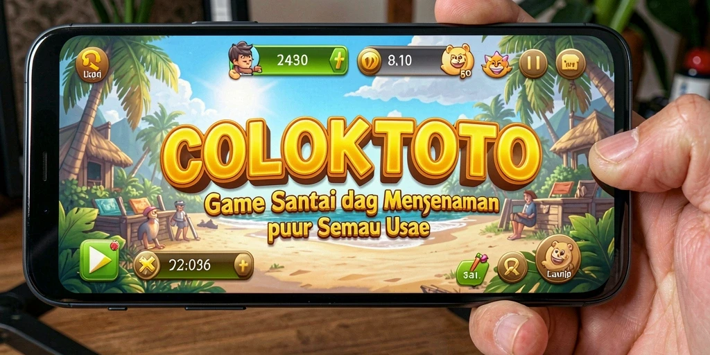 Tampilan gameplay <strong>COLOKTOTO</strong> yang ceria dan menghibur.