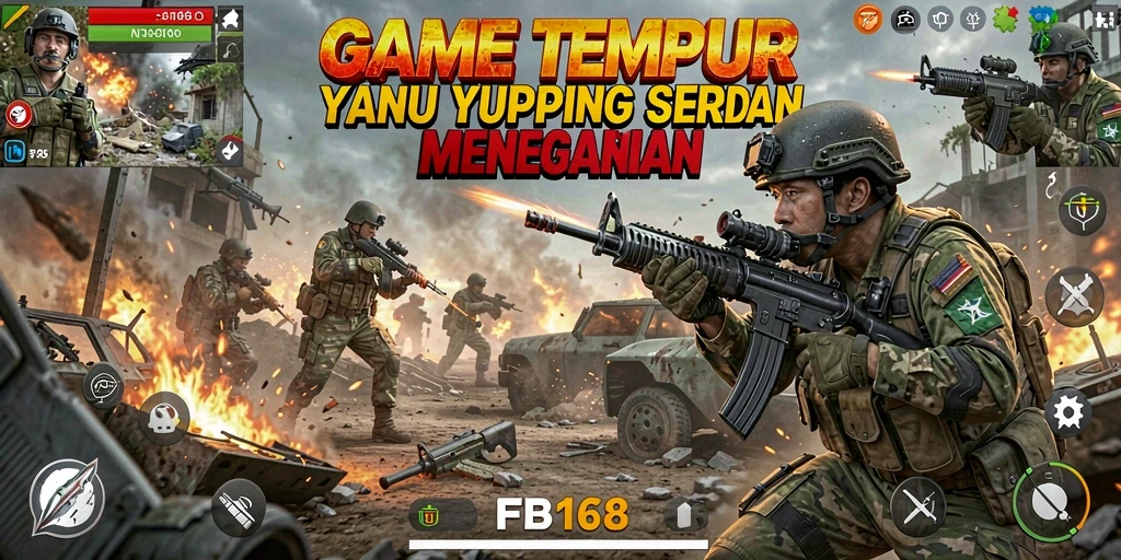 Screenshot FB168 menampilkan adegan pertarungan yang intens dan mendebarkan.