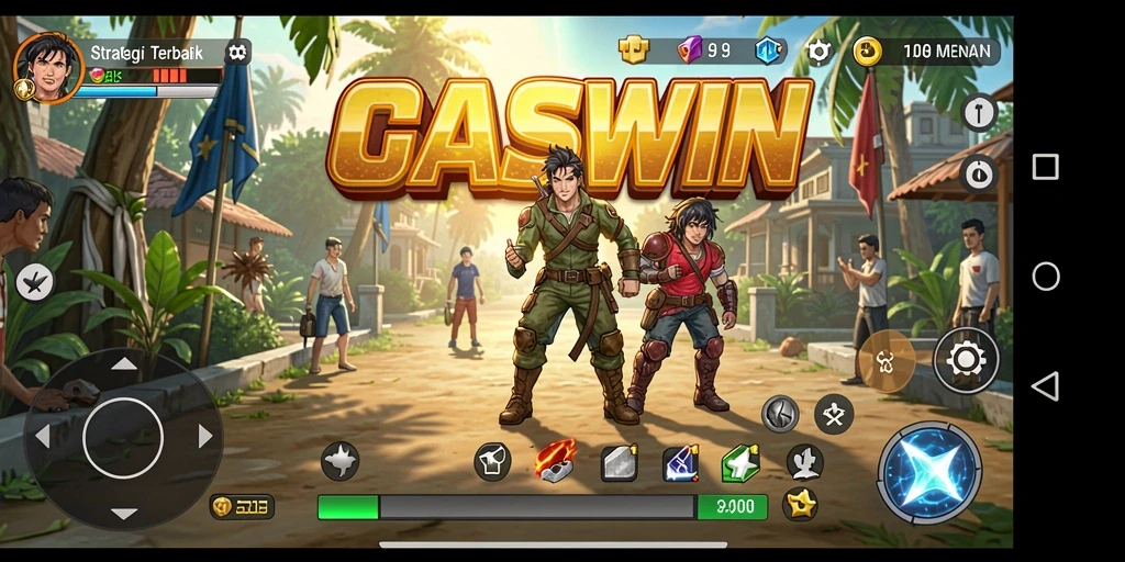 Tampilan menarik dari gameplay GASWIN yang menuntut strategi cerdas.