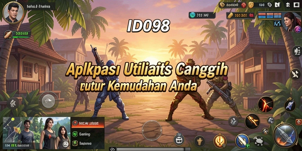 Screenshot menunjukkan antarmuka pengguna ID098 yang ramah dan intuitif.