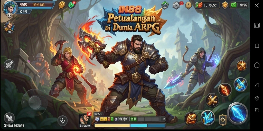 Tangkapan layar gameplay ARPG yang menegangkan di IN88.