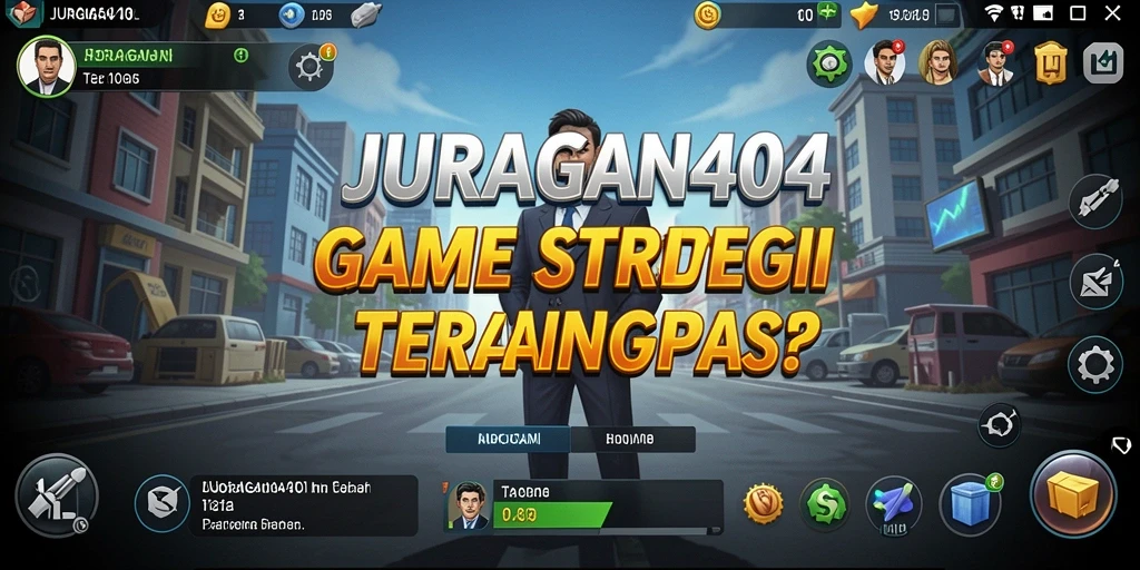 Tampilan gameplay JURAGAN404 yang penuh strategis.