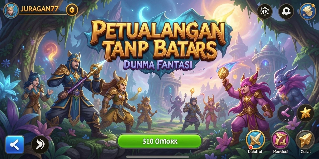 Tangkapan layar <strong>JURAGAN77</strong> menunjukkan aksi petualangan yang mendebarkan.