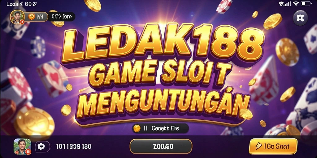 Tampilan gameplay menarik di LEDAK188 dengan berbagai tema slot.