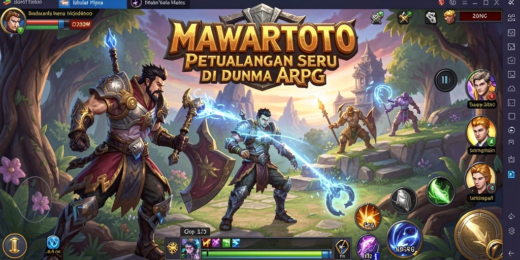 Tampilan gameplay seru dari MAWARTOTO di dunia ARPG.