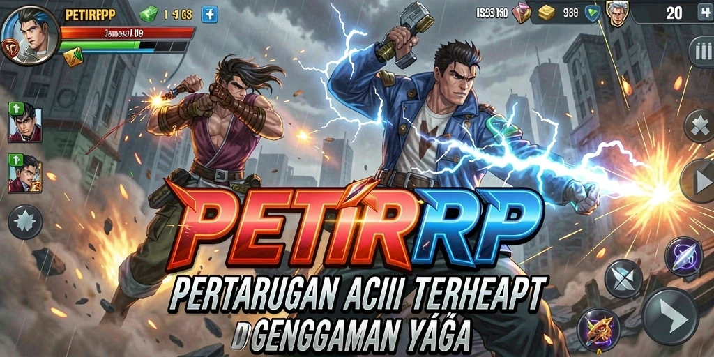 Tangkapan layar menunjukkan pertarungan mendebarkan di PETIRRP.