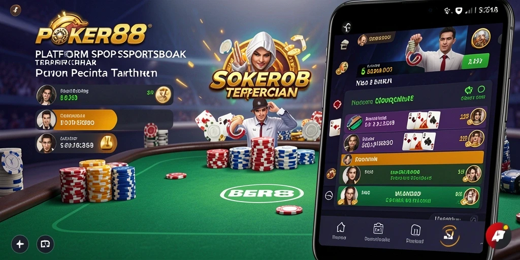 Tangkapan layar POKER88 menampilkan opsi taruhan yang beragam dan antarmuka pengguna yang menarik.