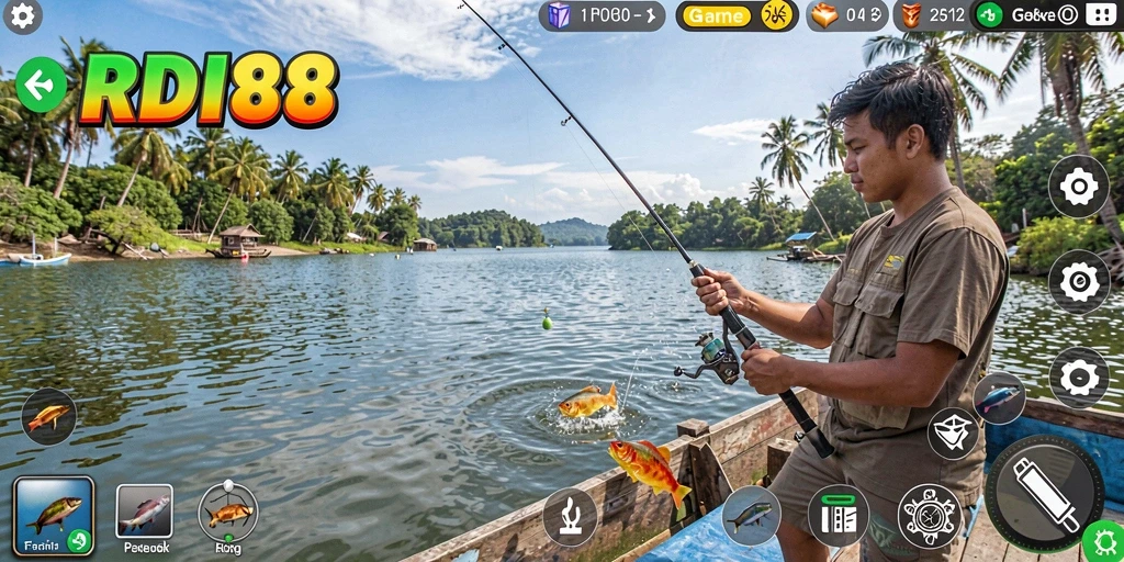 Tangkapan ikan besar di game RDI88 yang menantang.
