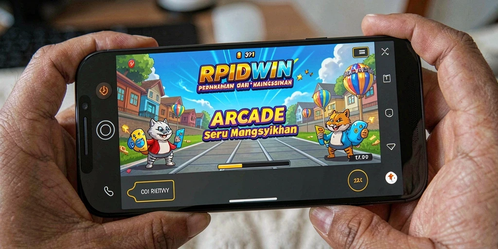 Tampilan gameplay RPIDWIN yang penuh warna dan seru.