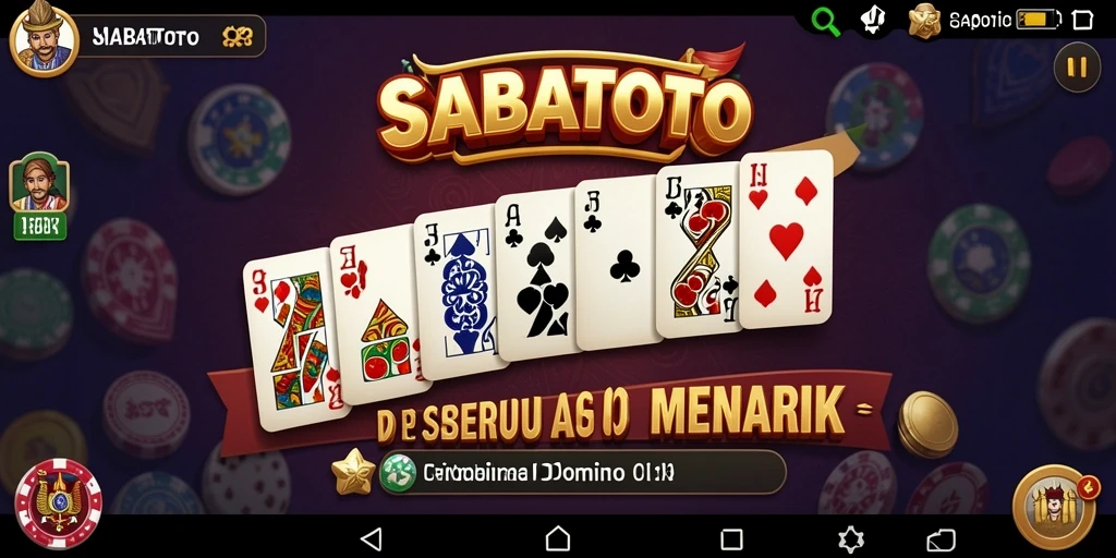 Tampilan menarik dari gameplay SABATOTO yang seru.