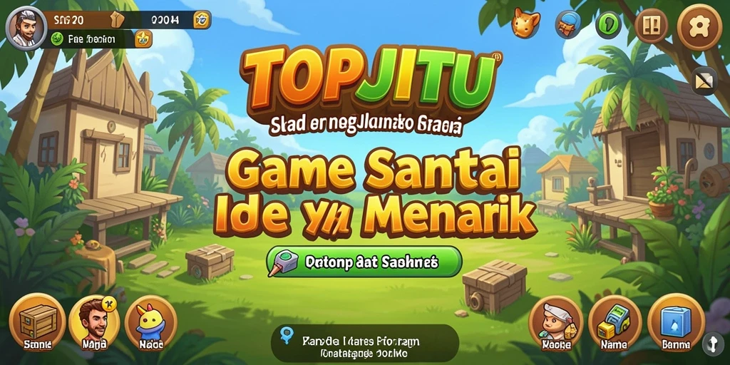 Screenshot gameplay TOPJITU yang menunjukkan keseruan dan strategi dalam permainan Idle.
