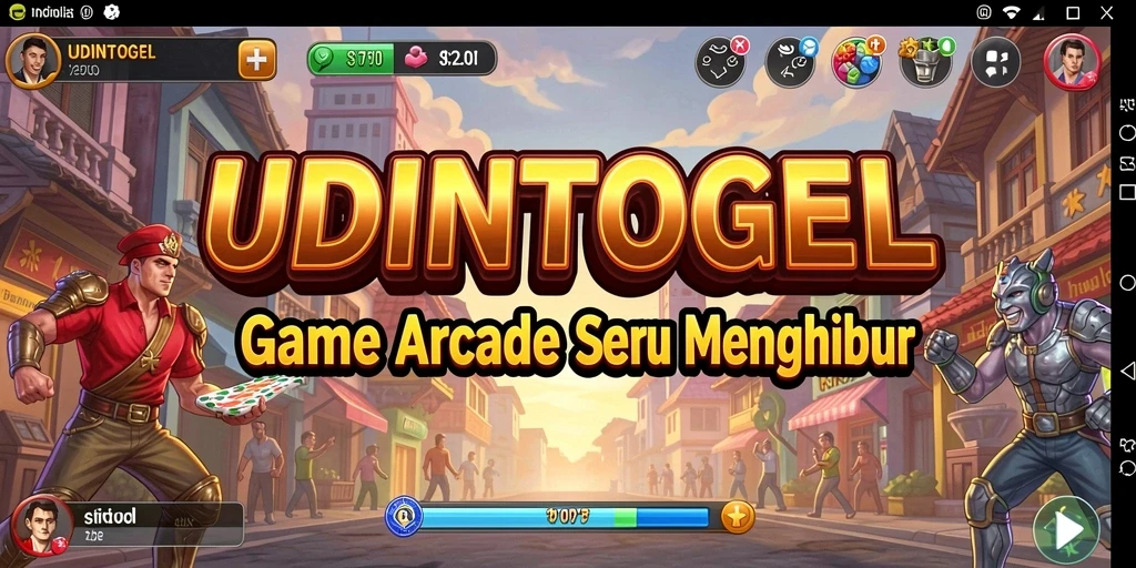 Screenshot gameplay UDINTOGEL menunjukkan momen seru saat bermain.