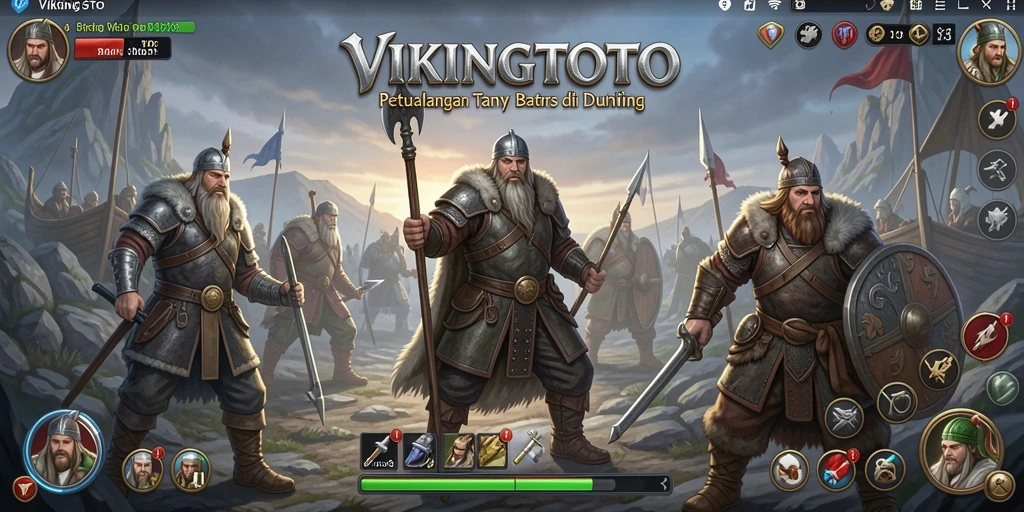 Tampilan mendebarkan gameplay ARPG VIKINGTOTO dengan aksi yang seru.